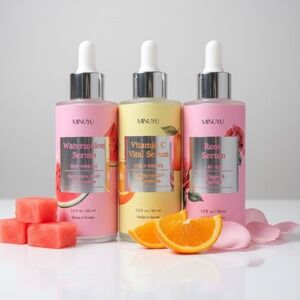 Minuyu Glass Skin Serum Trio - Glow-Enhancing Skincare